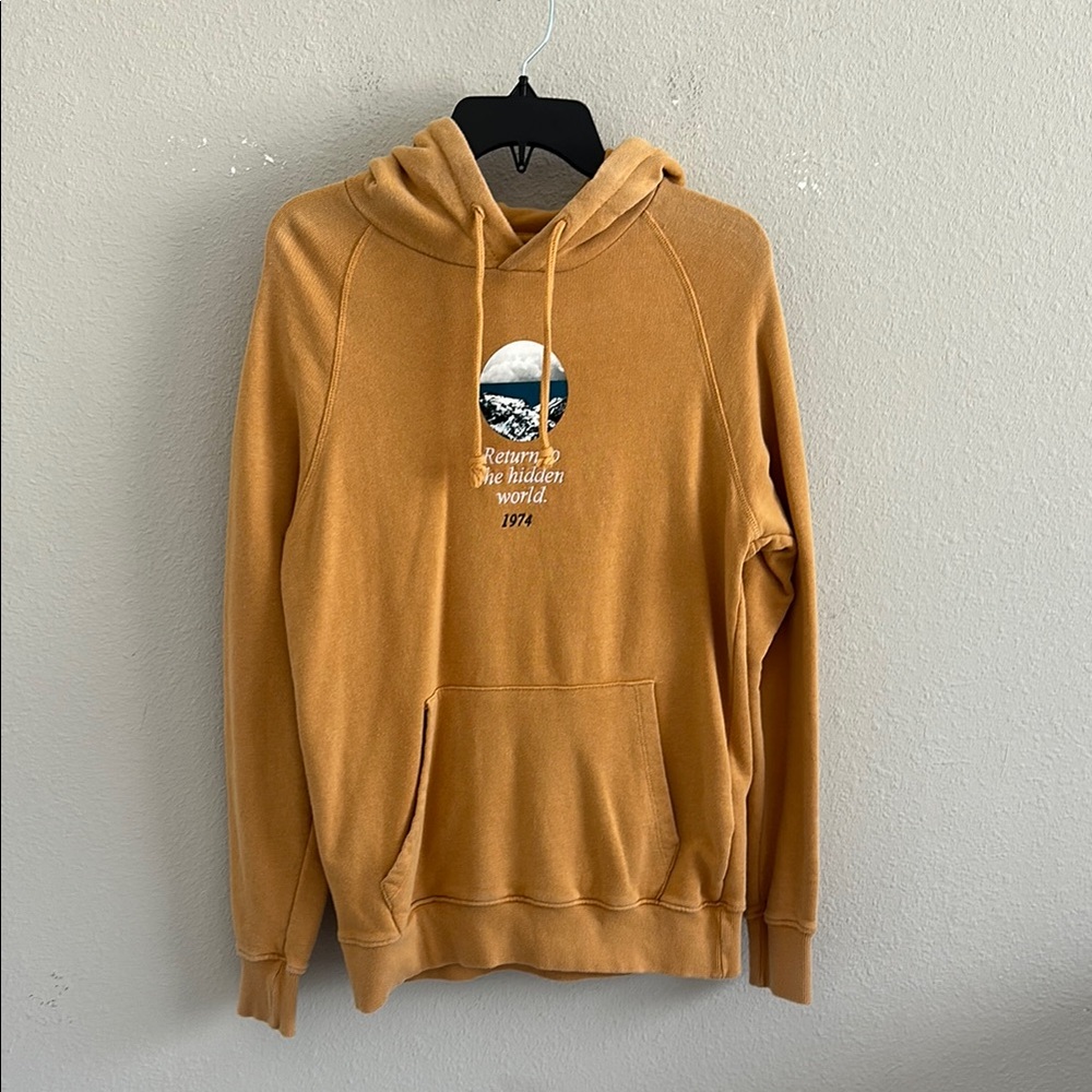 Pull&bear unisex mustard hoodie small